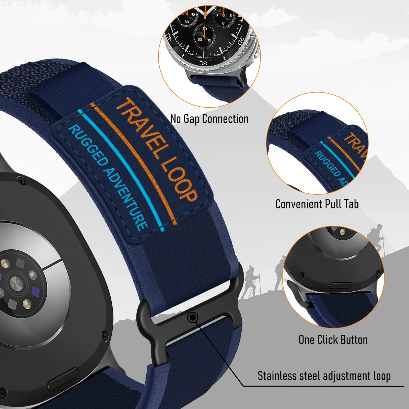 Pasek sportowy typu trail loop do Samsung Galaxy Watch 8/8 Classic 40mm 44mm 46mm Akcesoria nylonowa bransoletka correa pasek do Galaxy Watch 8