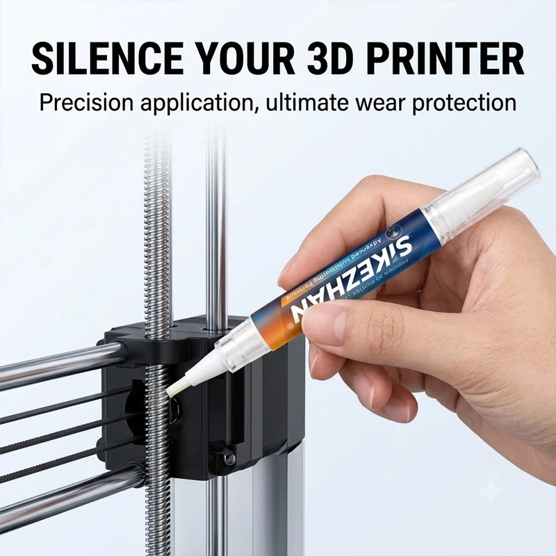 3D Printer Lubrication Pen Precision Applicator for Rails and Rods Advanced Formula for Smooth Printing Performance - SIKEZHAN