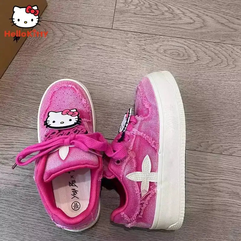 Anime Shoes Cartoon Student scarpe di tela traspiranti Kawaii primavera autunno Sneakers versatili scarpe da corsa antiscivolo scarpe Casual