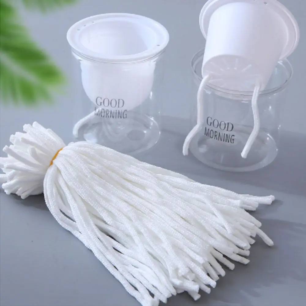 100pcs Water Absorbing Cotton Rope Flower Pot Water Cultivation Self Absorbing Flower Pot Cotton Thread Core