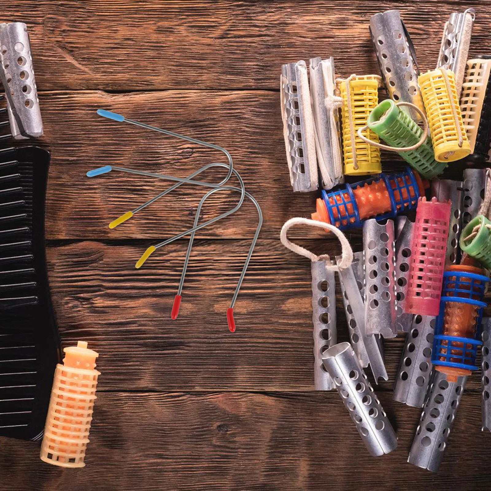 

24 шт., электрические зажимы для горячих роликов, сменные зажимы для горячих бигуди для домашнего салона, роликовые зажимы для укладки волос, зажимы для челюстей, крепежные штифты