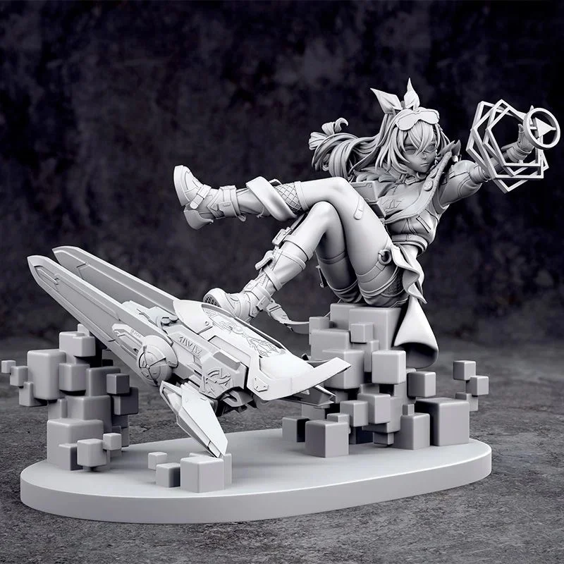 Honkai Star Rail Sliver Wolf Gk White Mold 3d Printing Sliver Wolf Game Character Limited Edition Kit Statue Model Figurine Gift