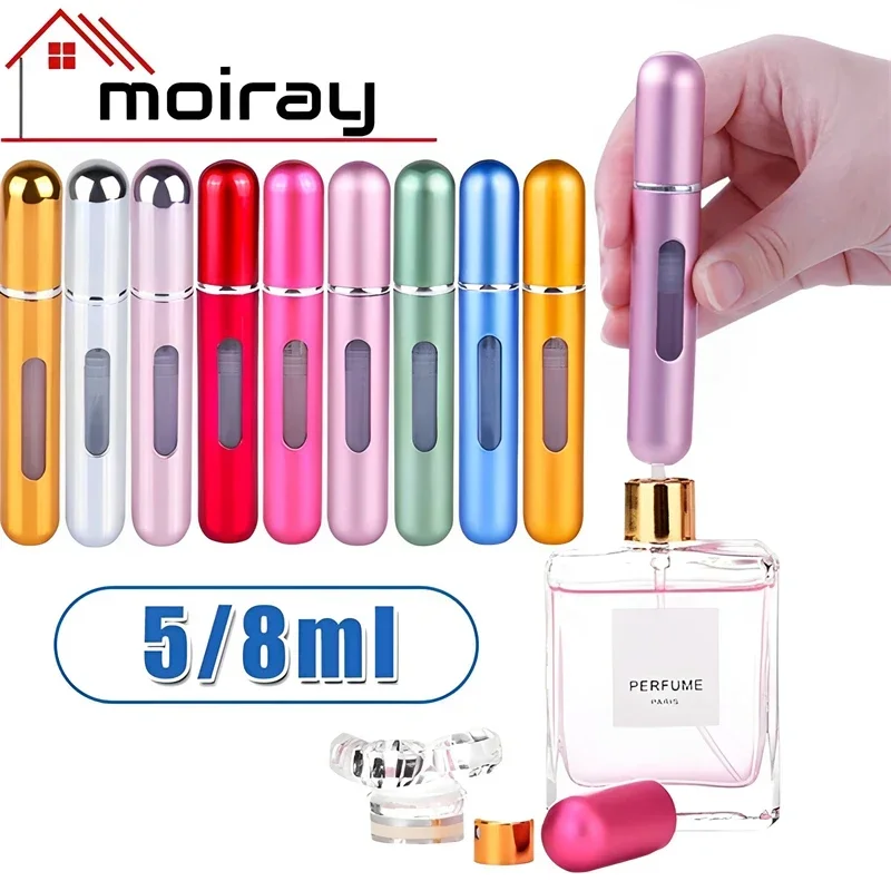 5/8ml Mini Portable Refillable Perfume Bottle with Spray Scent Pump Home Travel Empty Cosmetic Containers Spray Atomizer Bottles