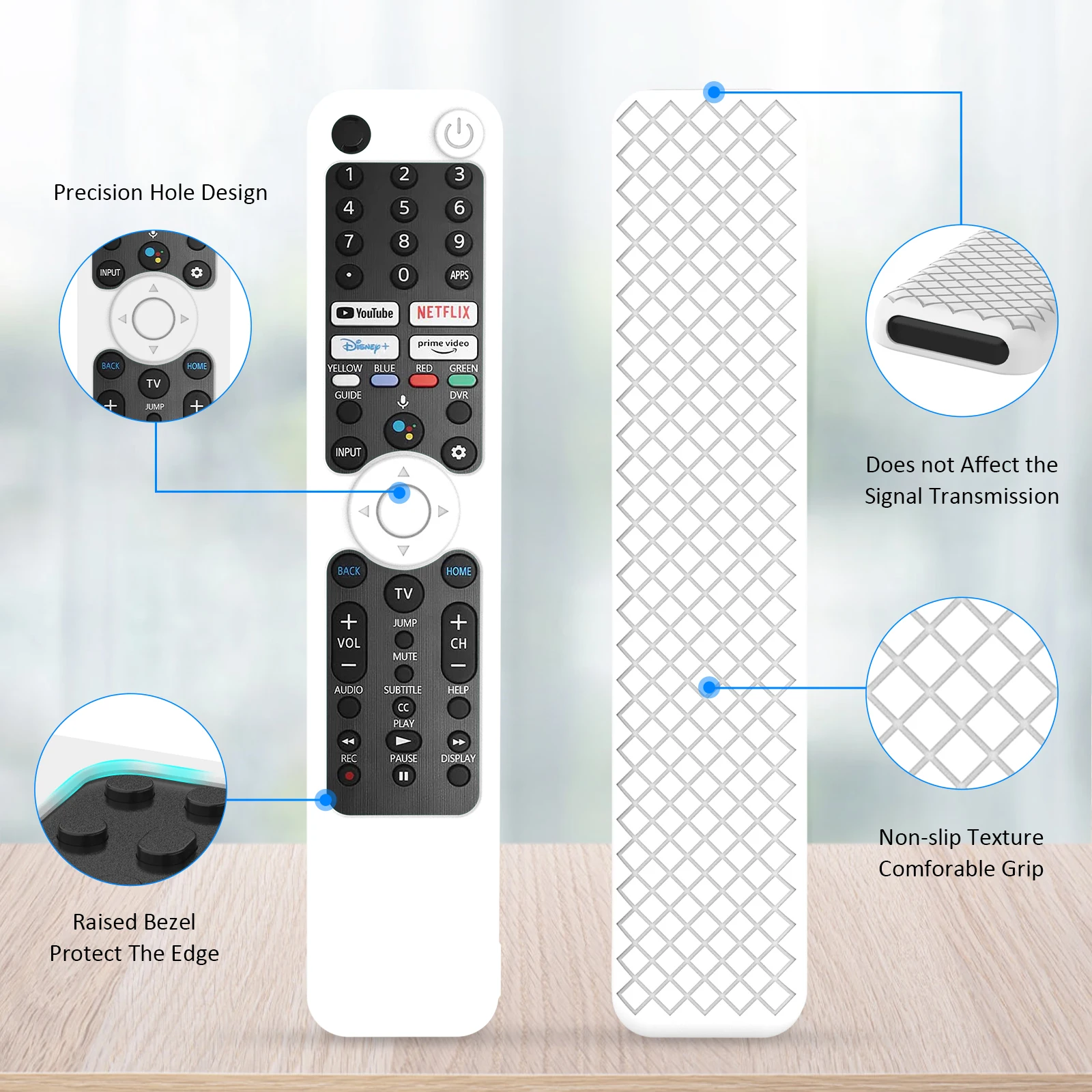 TV Remote Controller Silicone Case For RMF Remote For RMF TX600 TX621 TX520 Remote Series Cover Anti-Slip Protective Sleeve