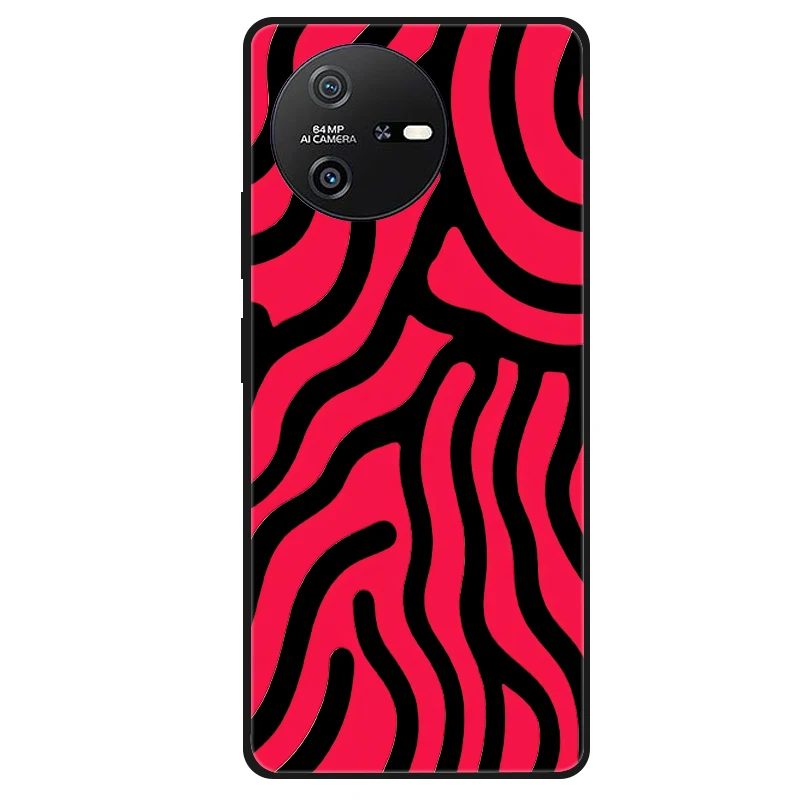 Oscal Tiger 12 케이스 Tiger12 블랙 귀여운 팬더 커버 실리콘 소프트 백 케이스 Oscal Tiger 12 전화 케이스 보호 쉘