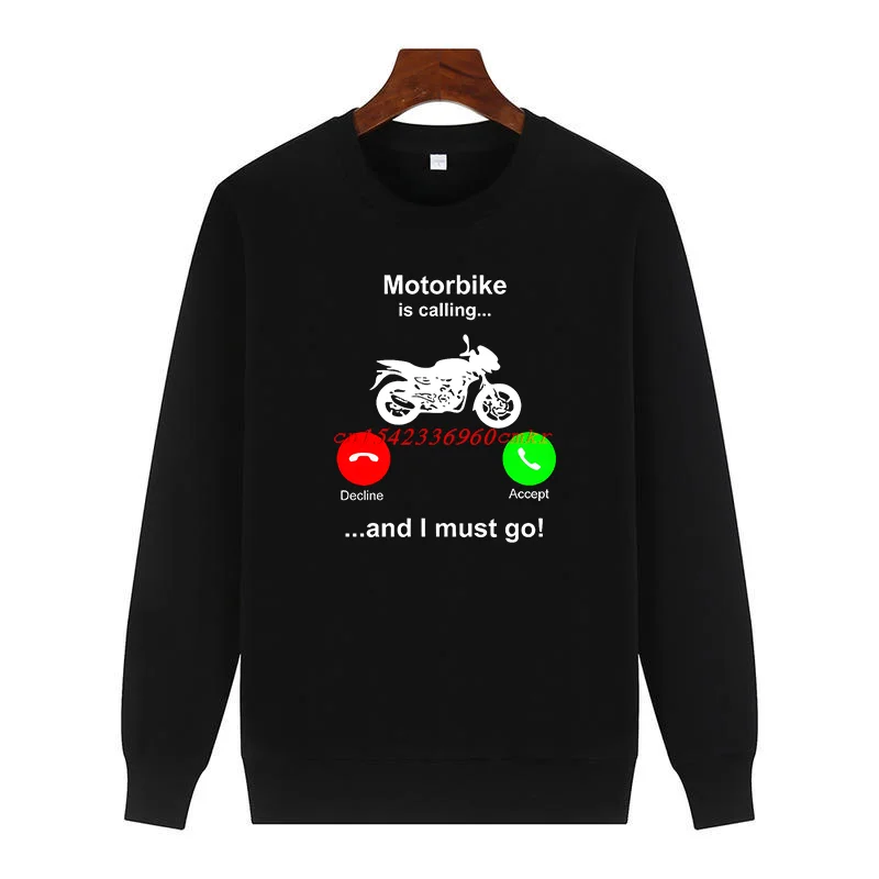 

Забавный подарок для мотоциклиста, толстовки с графическим рисунком, свитер с принтом, флисовый пуловер с круглым вырезом, подходит для всех возрастов, мужская толстовка