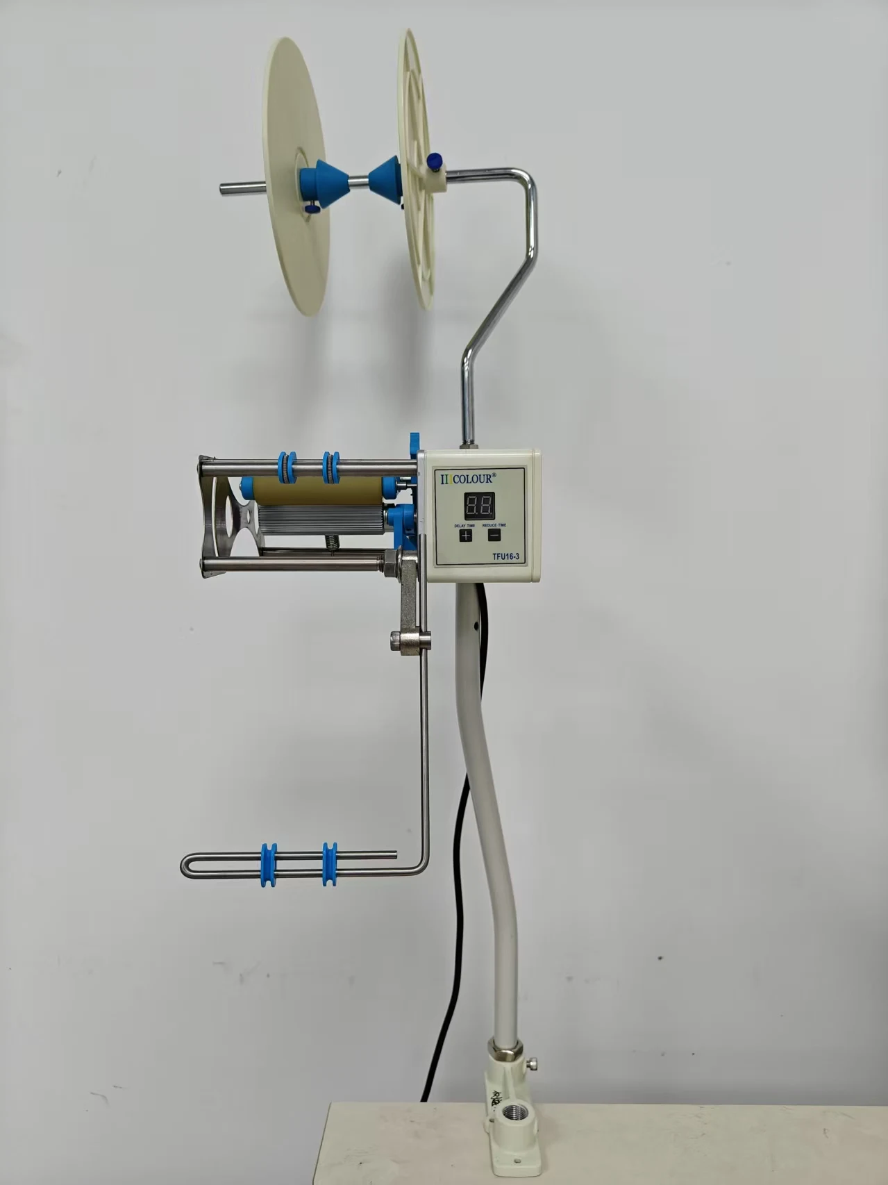 TFU16-3 Household Sewing Machine Parts 70 mm Elastic Tape Feeder Upper Tape Feeder Metering Device with Motor
