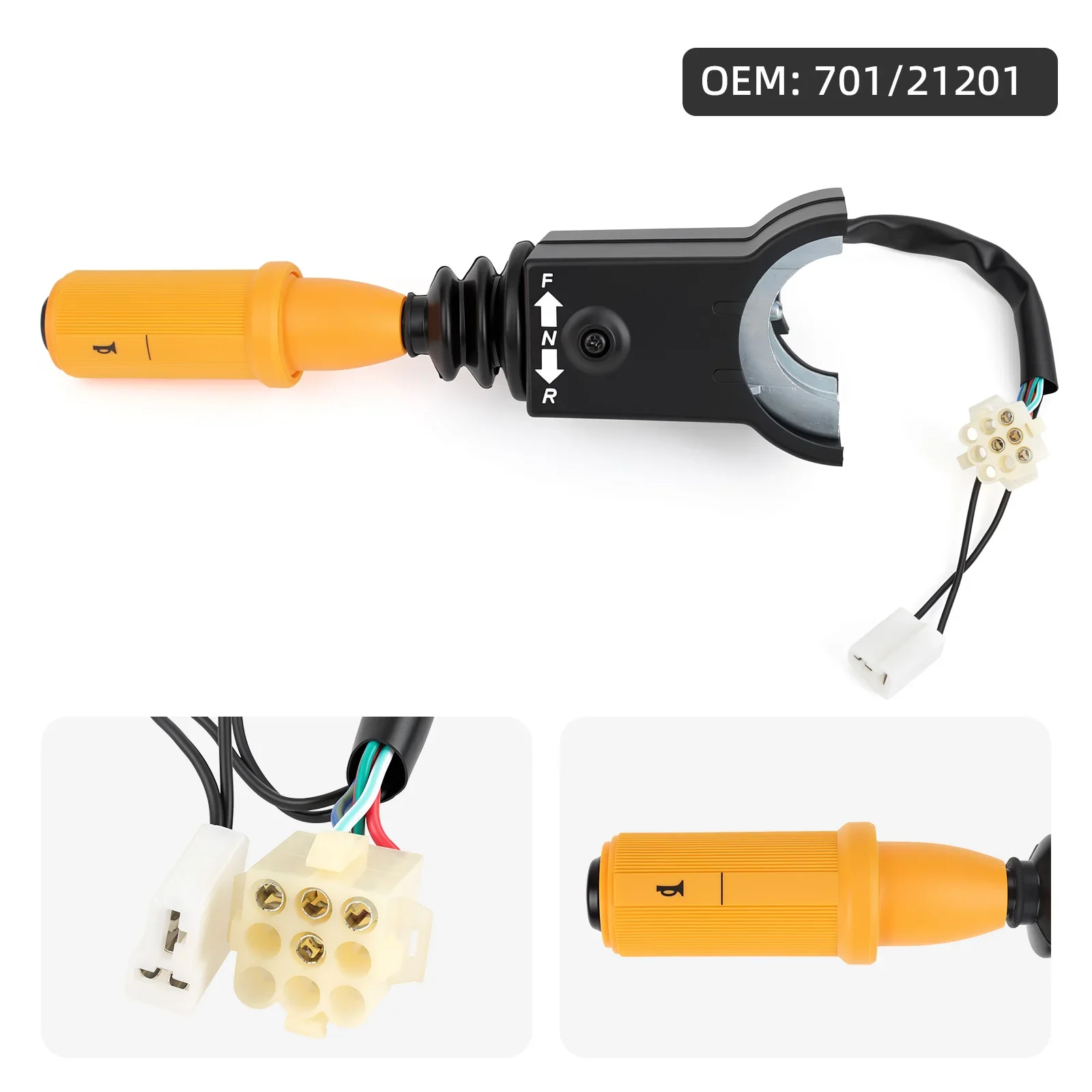  701/21201 For JCB 3CX Backhoe Loader Forward & Reverse Lever Switch Powershift Column Switch