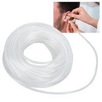 32.8ft Length Earmold Hearing Aid Tubing Universal Transparent PVC Hearing Aid Tube Preformed Sound Tube