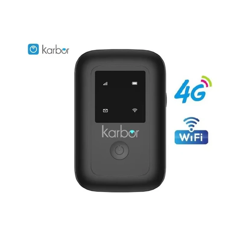 

Karbor Portable WiFi6 4G LTE Mobile Hotspot Wireless Mini Color Screen 300Mbps WiFi Router MiFis China Mobile Wifi 6 Router