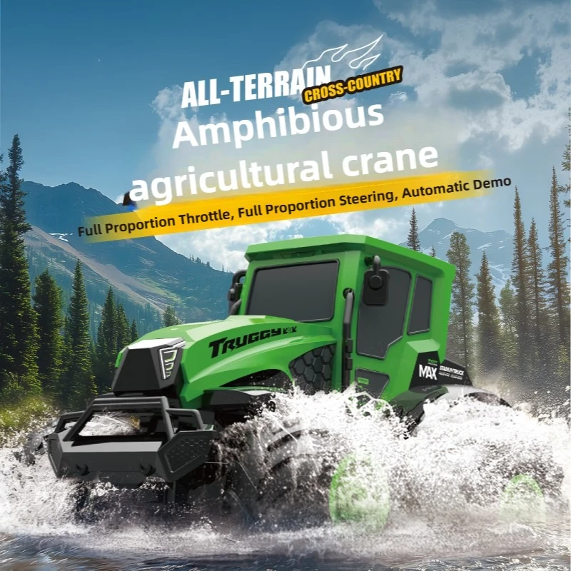 

JJRC C8829 RC Car All Terrain Amphibious RC Farmer Car 2.4G Full Scale Electric Remote Control Model with Training Wheels Toy