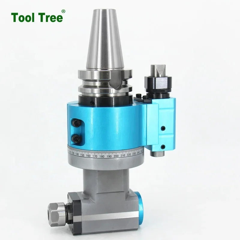 Machine Tools 90 Degree CNC Angle Head Horizontal Milling Head BT30 BT40 BT50 ER16 ER25 ER32 Angle Head