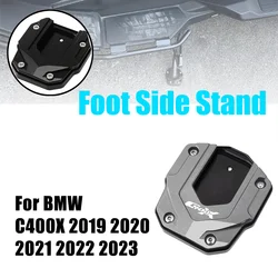 For BMW C400X C400 X C 400 X 2019-2021 2022 2023 CNC Motorcycle Kickstand Foot Enlarger Side Extension Pad Stand Support Plate