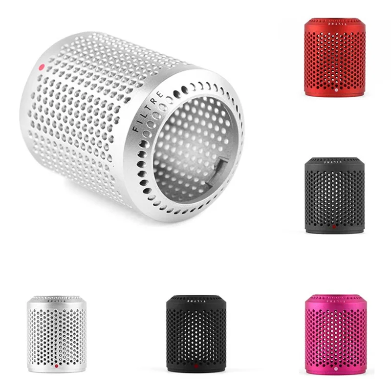 Suitable for Dyson Hair Dryer HD01 HD03 HD08 Dustproof Outer Filter Cover Vacuum Cleaner Accessories Rose Red