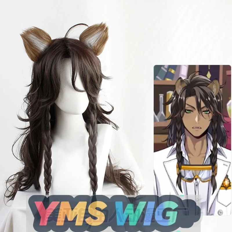 

[YMS WIG] Twisted Wonderland Alice Dreams Leona Cos парик Kingscholar Has Ears