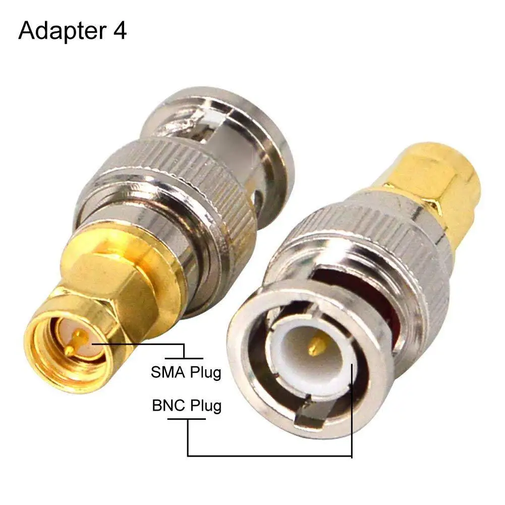 SMA auf BNC Adapter SMA Stecker auf BNC Buchse M/F Radio Antenne Stecker RF Konverter M/F Radio Antenne Adapter Kit Koaxial – Detail 4