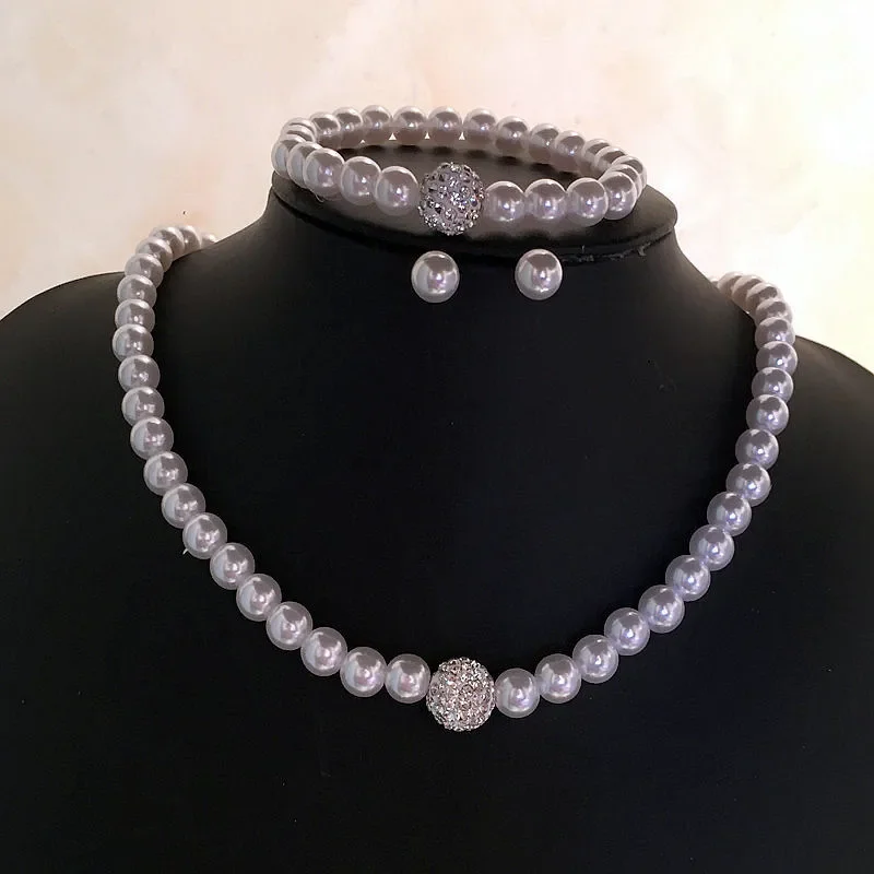 2025 Hot Worldwide Imitation Pearl Simple Elegant Bridal Hot Jewelry Kit Gift Fast Fnew Product Launch New Hot Selling