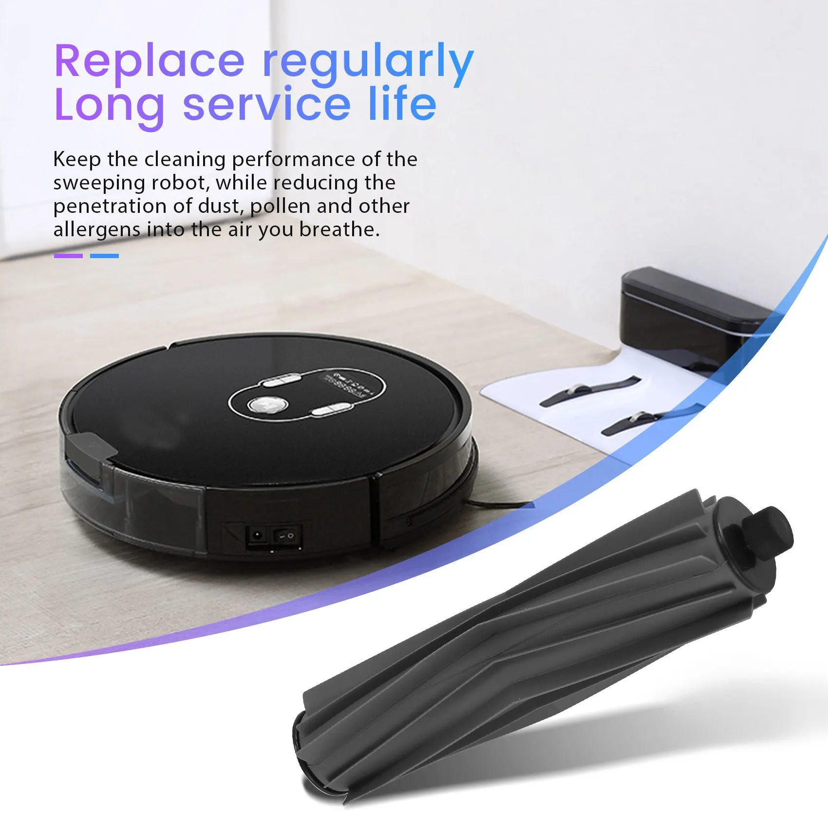 A44I-For Silvercrest SSR1 SSRA1 Ilife A9S A9 A7 Robot Vacuum Cleaner Main Brush Side Brush HEPA Filter Parts Replacement