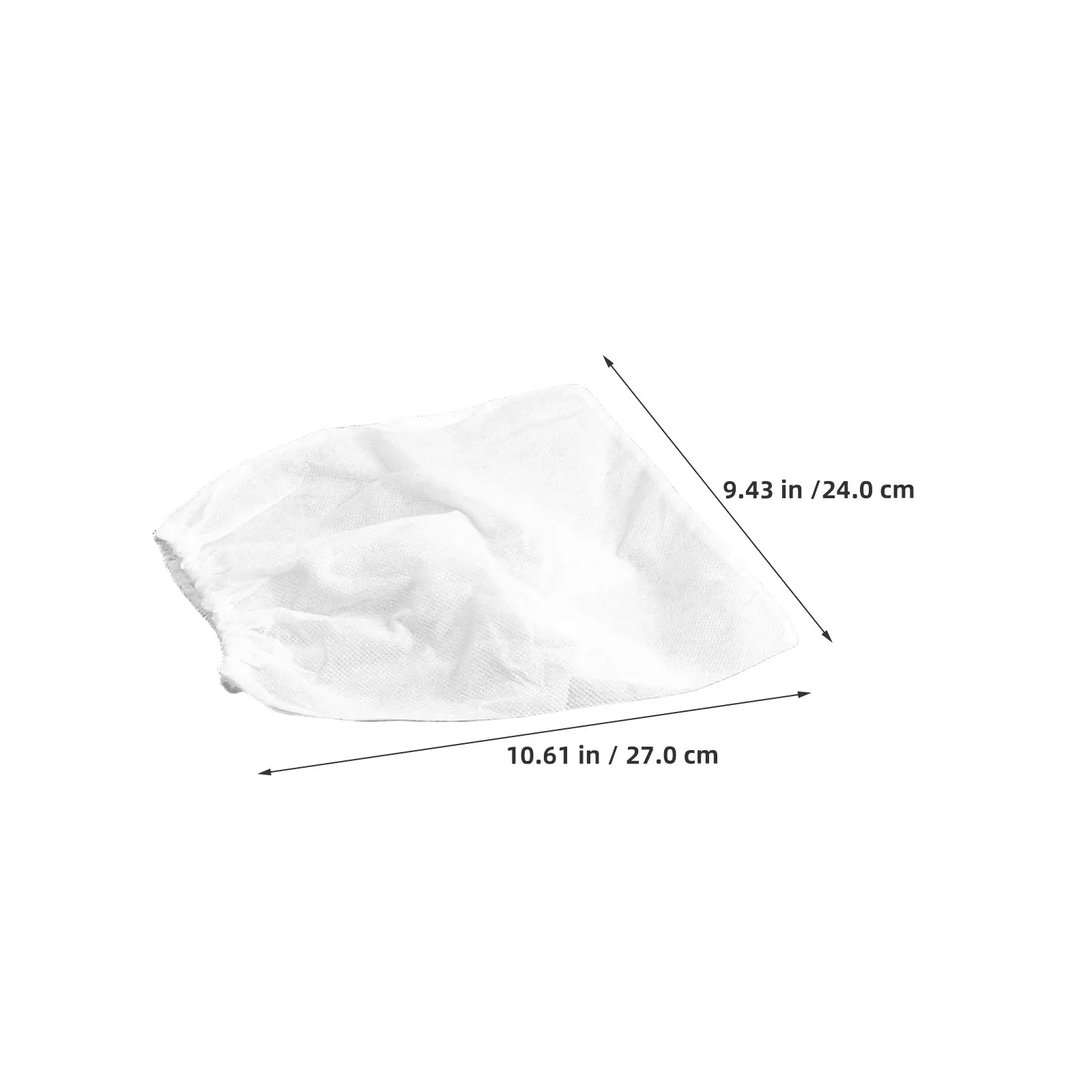 20Pcs Nail Dust Disposal Bag Universal Fit Non-Woven Drawstring Collection Pouch for Nail Dust Vacuum Machines Manicure Studio