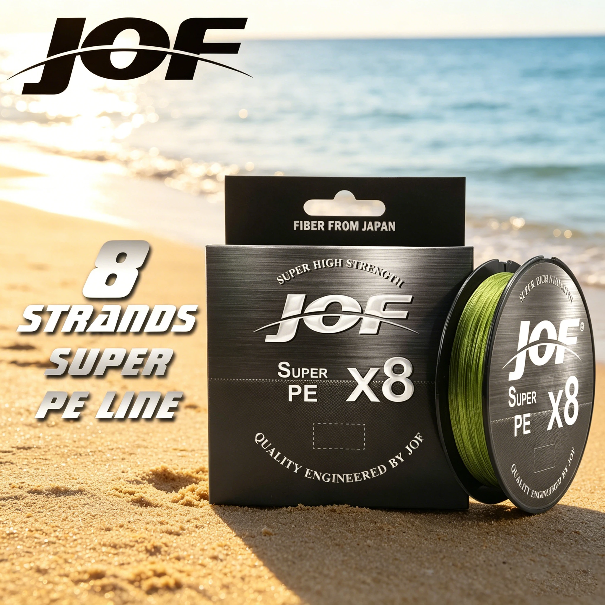 JOF X8 Upgrade Geflochtene Angelschnur, Superstark, 8 Stränge, Multifilament PE-Schnur, 150M-500M, Geflochtene Schnur, Alles für Karpfenangeln