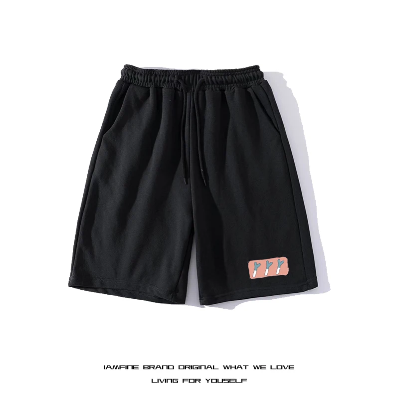 

Hatsune Miku совместного бренда с луком для девочек, летнее новое поступление, спортивные шорты, мужские новые удобные мужские шорты с эластичной резинкой на талии