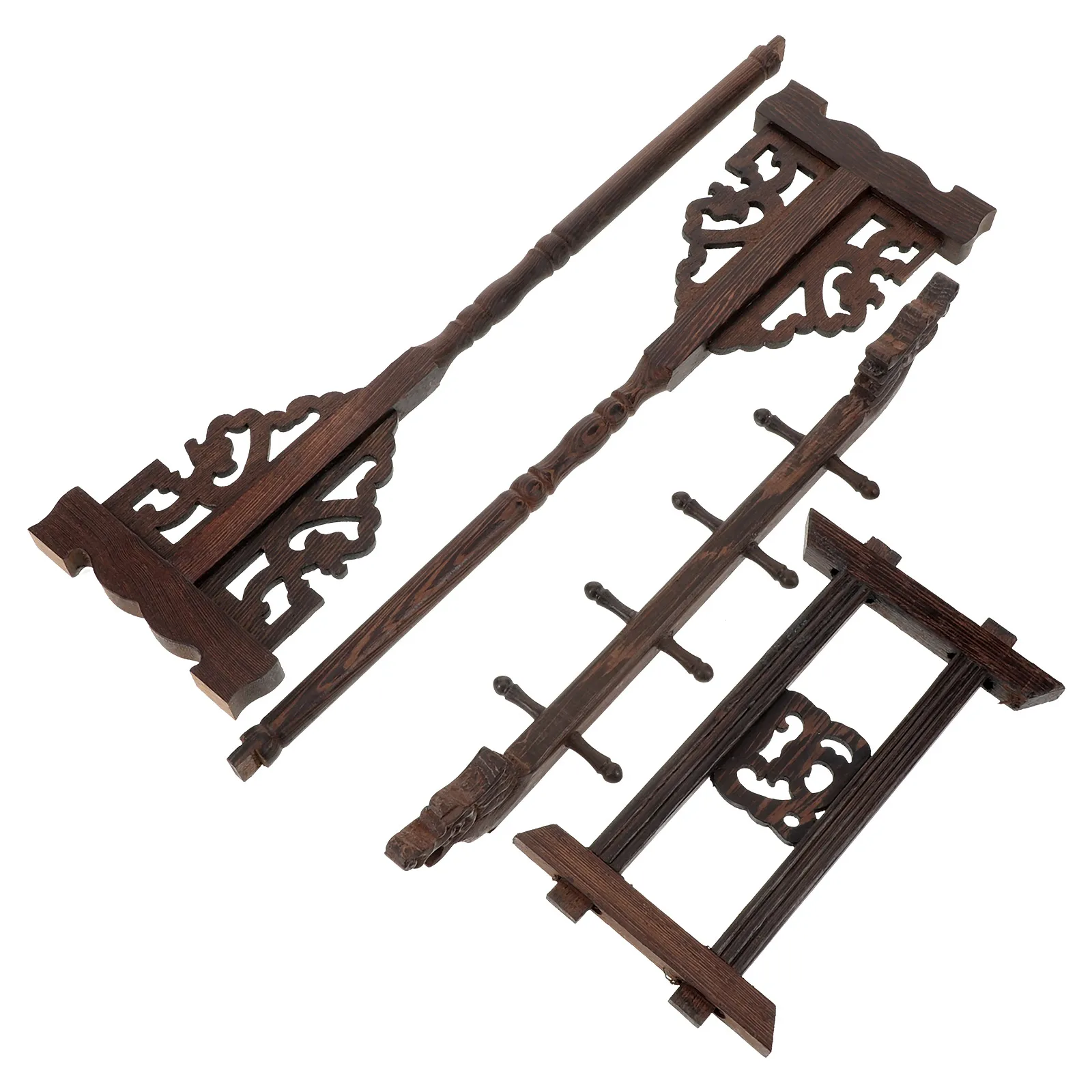 

Chinese Calligraphy Holder Wood Hanging For Ink Storage Pen Organizer Desktop Decoration Office Supply Practical Pen Holder