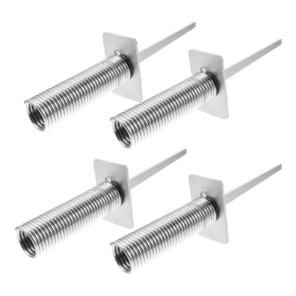 

4pcs Football Training Equipment Spring Loaded Ground Stake for Corner Flags Portable Detachable Suitable Grass