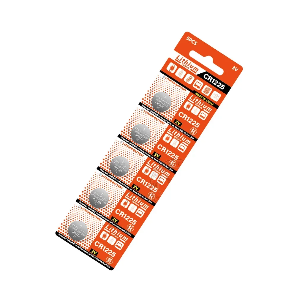 Coin Cell Battery CR1225 3V Lithium Button Cell BR1225 DL1225 LM1225 ER1225GP 2-10PCS for Watch Remote Control Toys Calculator