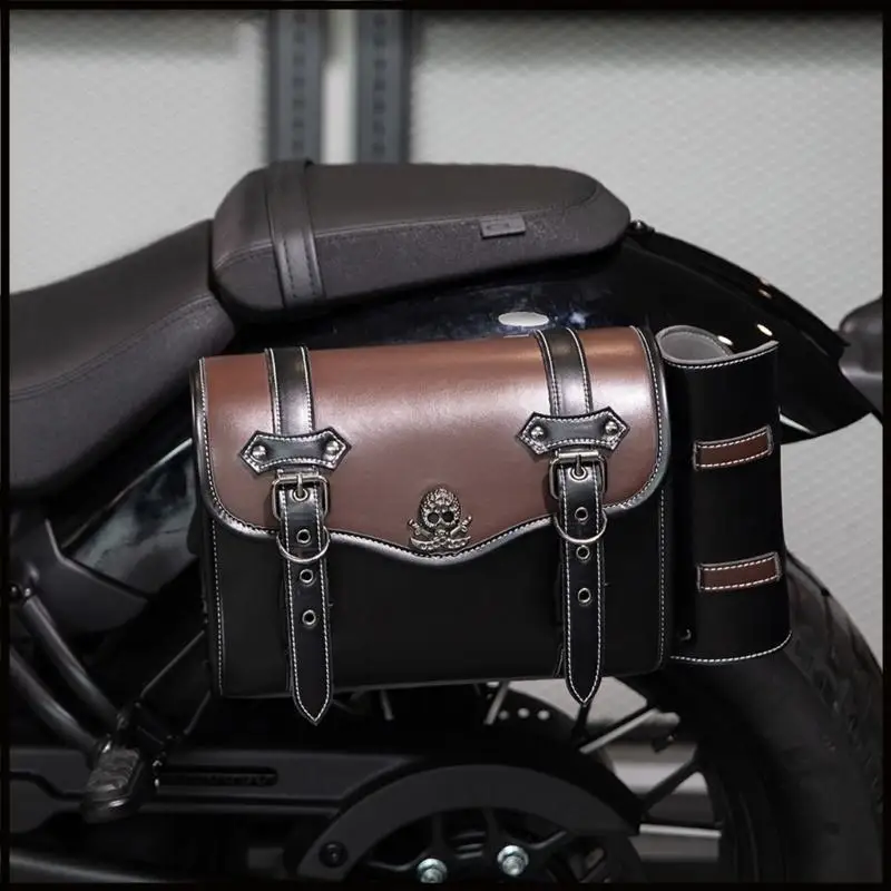 

Боковая сумка для мотоцикла в стиле ретро с вместительным багажником для мотоцикла для ежедневного использования