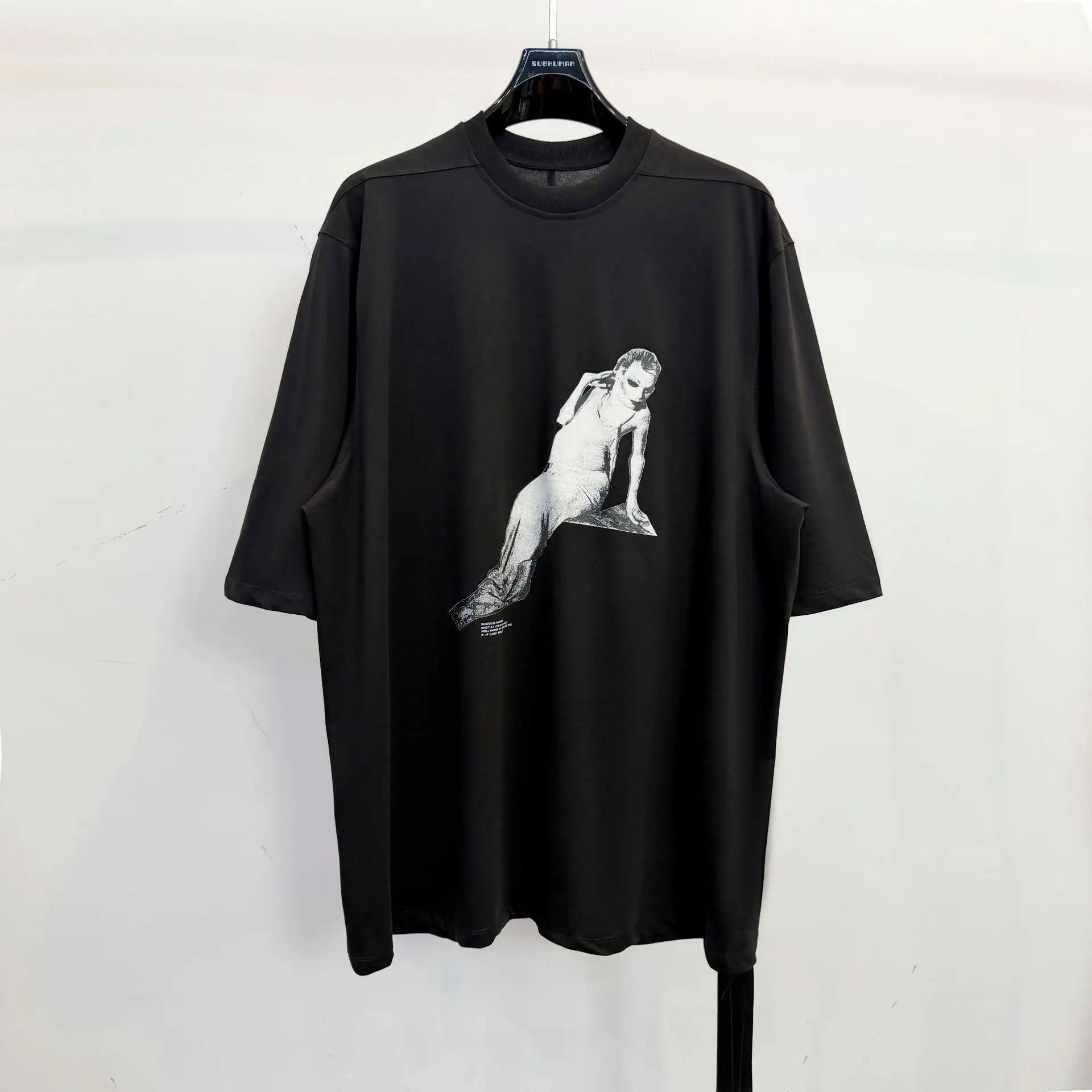 

2026SS Dark‑Style Oversized Versatile Casual Mermaid Print T‑Shirt Men Women Fashion Comfortable T-shirs