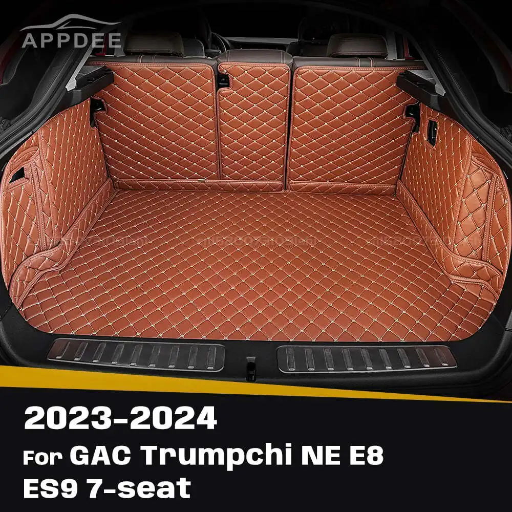 

Для GAC Trumpchi NE E8 7-местный ES9 7-местный автоматический коврик для багажника с полным покрытием, автомобильный защитный коврик, грузовой вкладыш, аксессуары для интерьера