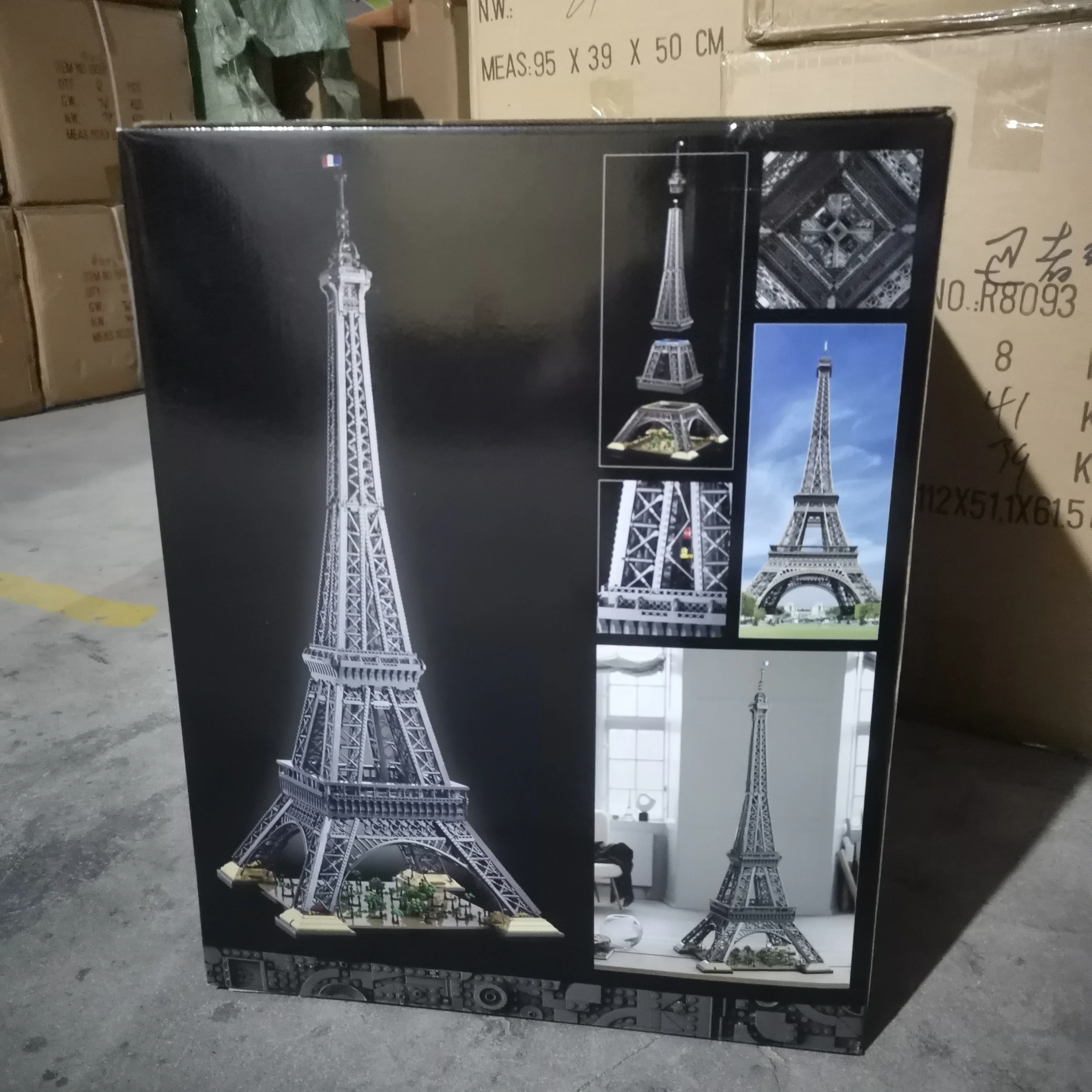 With Original Box 1.5M Eiffel Tower 10307 10001pcs PARIS Architecture Model Building Block Brick Children Toy Gift Set