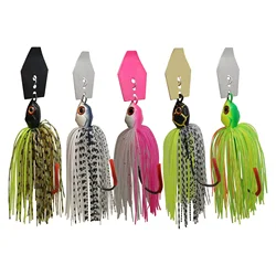 2022 New Arrival 7G/9G/11G/14G/21G chatter bait spinner bait fishing lure Buzzbait wobbler rubber skirt for bass pike walleye