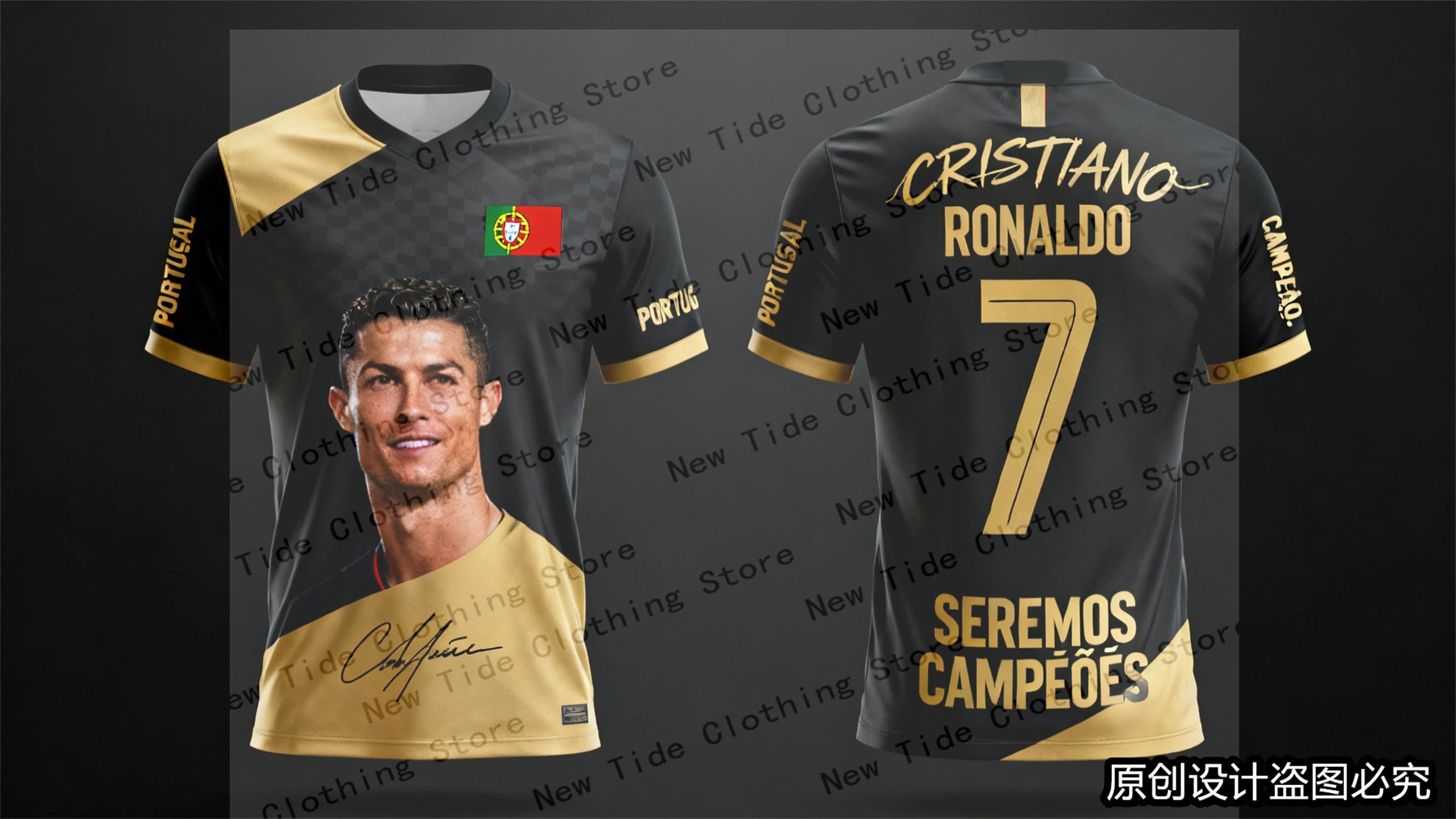 CR7 تصميم حصري من الجيرسيه التذكارية والقميص 2026 لمحبي الرجال - إصدار خاص لمحبي كرة القدم الآن 3