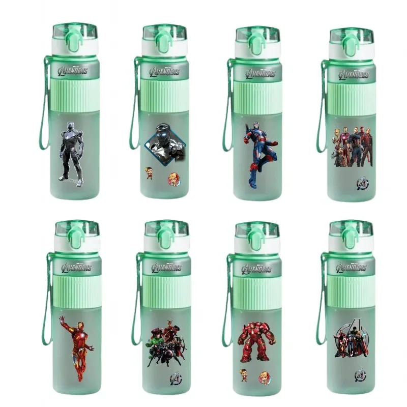 The Avengers Sports Kettle Children's Drinking Glasses Mountaineering Trip Water Bottle Iron Man Cup Holiday Gifts Perimeter