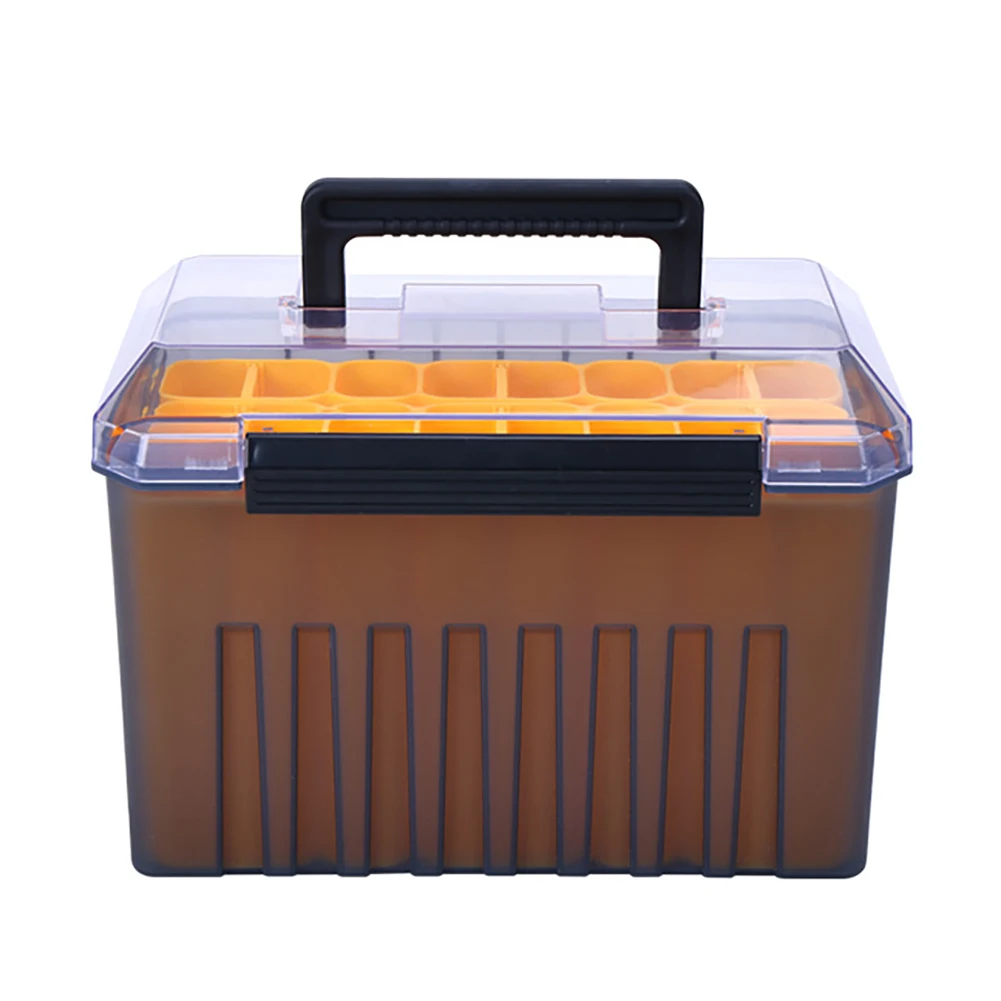 

Ящик для рыболовных снастей для озерной рыбалки с регулируемыми перегородками, эргономичная ручка