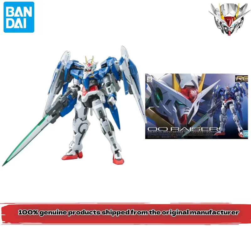 

% genuine, in stock, Bandai RG 18 1/144 OO RAISER 00R Gundam, lift, double zero, assembled model, gift, collection
