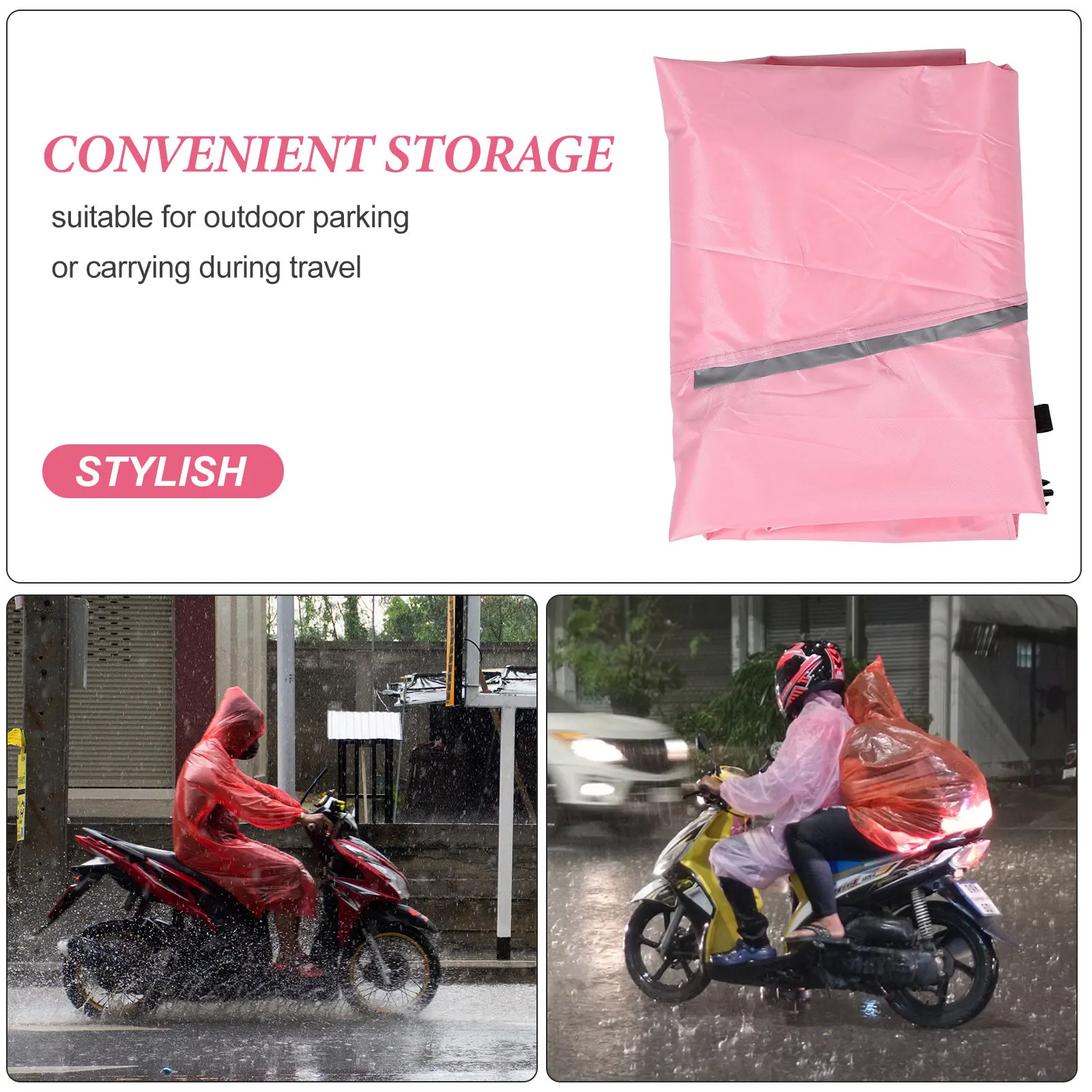 Electric Scooter Rain Cover Waterproof Thick Fabric Mobility Scooter Cover Dustproof Uv Resistant Outdoor All Season