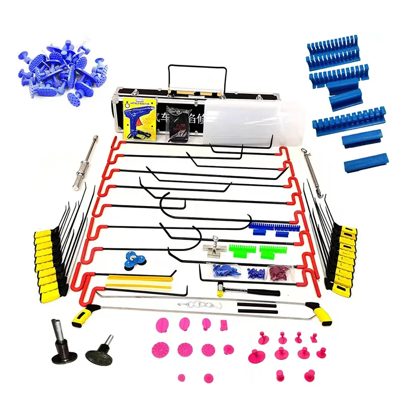 

Профессиональный набор крючков для ремонта вмятин, набор инструментов для ремонта кузова автомобиля, повреждение от града