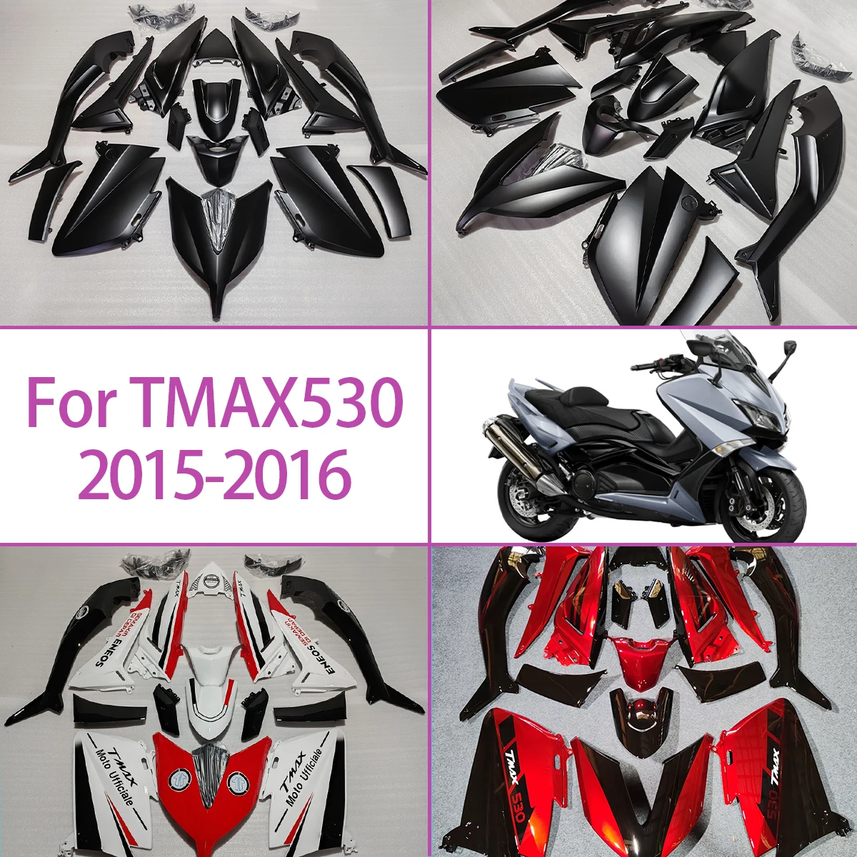 

2015 2016 TMAX530 Motorcycle Complete Bodywork Plastic Fairings Cover Perfect Fit For 15 16 Yamaha TMAX 530 Fairing Kit
