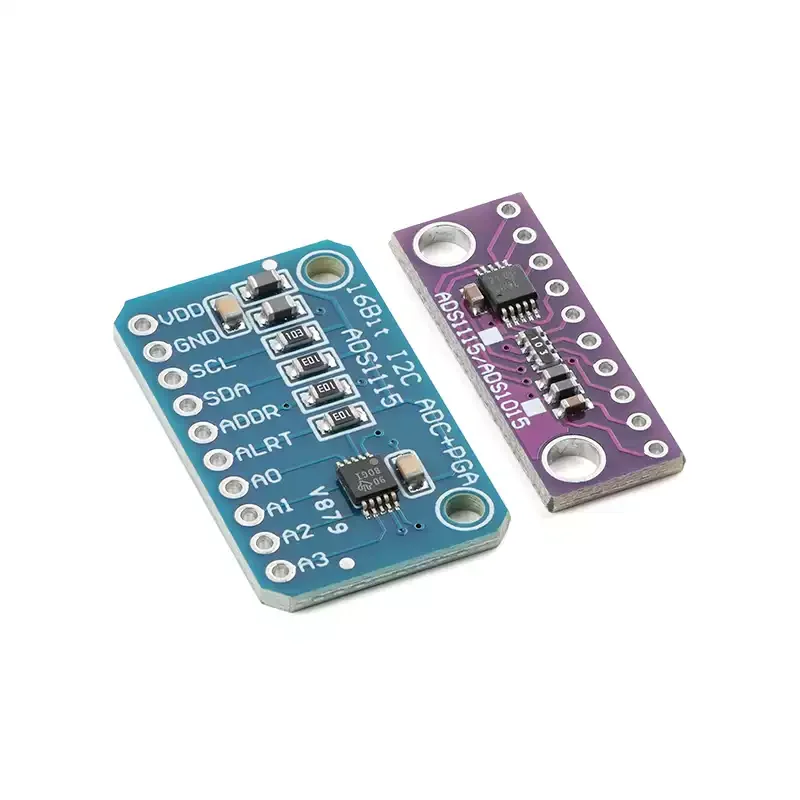 5pcs ADS1115 16-bit 860SPS 4-channel ADC module_purple board_blue board