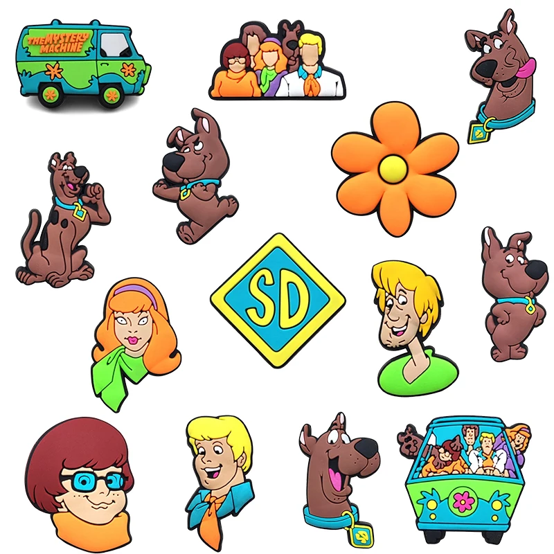 Disney Adventurer Cool Dog 4-98PCS  Shoe Charms Garden Shoe Accessories Buckle Fit Clogs Decaration Sandals Decorate Xmas Gift