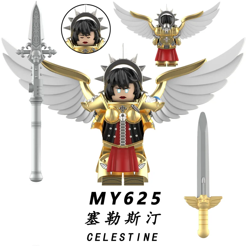 Hot Toys Serienmodell, zusammengebauter Baustein-Bausatz, Empire Fist Space Wolf Holy Blood Angel Actionfigur, Spielzeuggeschenk