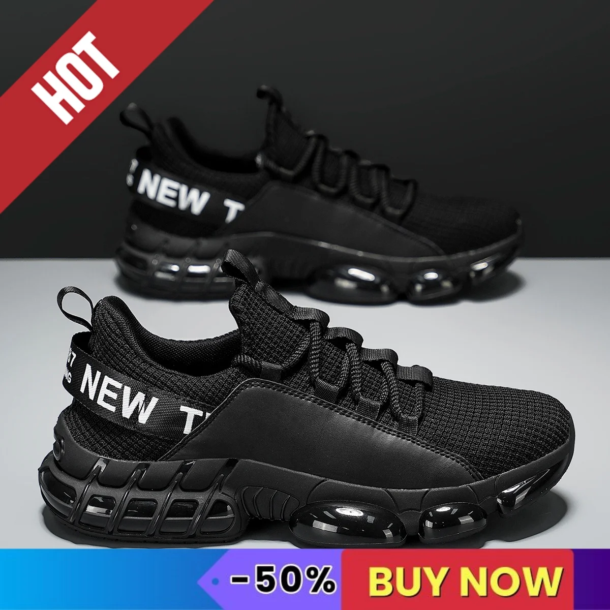 Men Sports Running Shoes Sneakers Marathon Light Breathable Comfortable Male Athletic Training Sneakers Soft Tenis Air Cushion