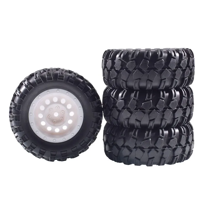 

FOR 1.9-inch climbing RC Rubber Tires & Plastic Wheel Rims 4Pcs For MN128 MN86S Diameter 90mm