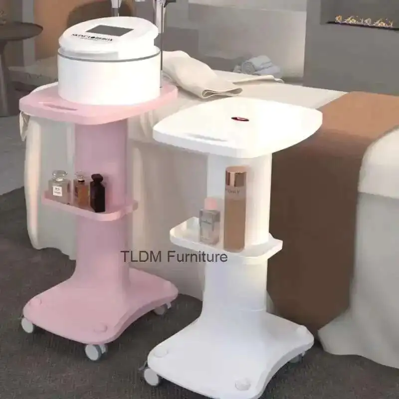 

Professional Hairdressing Cart Household Trolley Beauty Salon Cosmetic Helper Station Wheels Storage Manicure Support Auxiliary