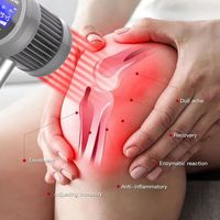 High Power 1295mW LLLT Device 808nm Infrared & 650nm Red Light for Chronic Pain Management - Human/Pet Use