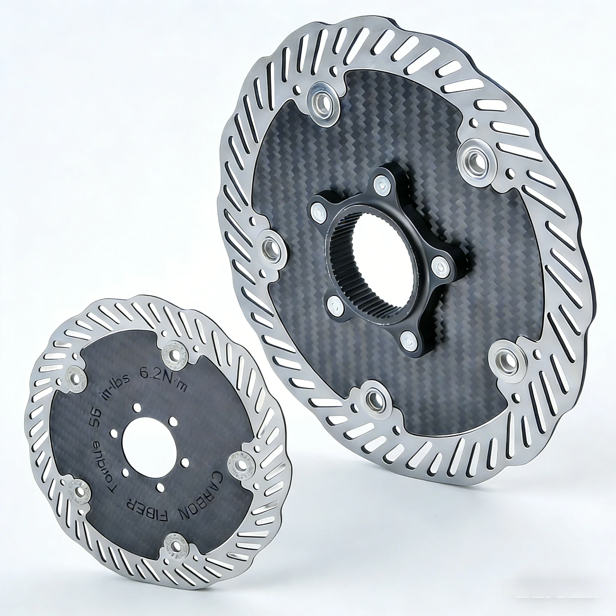 

Антиискривляющийся тормозной диск из углеродного волокна для MTB | 140/160 мм Centerlock Floating