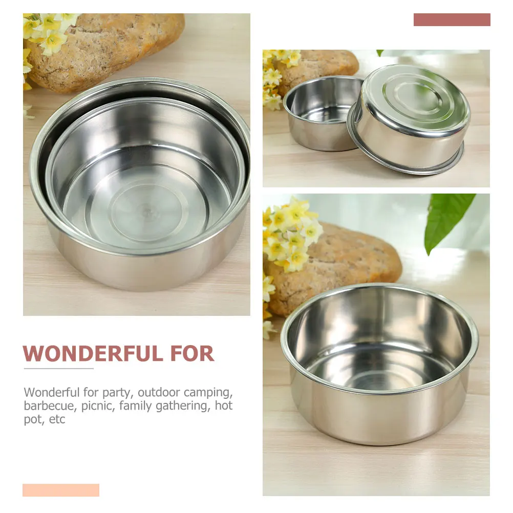 

10pcs Stainless Steel Sauce Thickened Dipping For Home Restaurant Kitchen Supplies Appetizer Dishes Sushi Condiment Bowls Metal