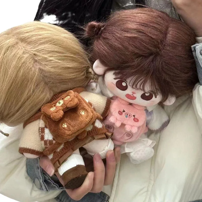 حقيبة ظهر مصنوعة يدويًا لدمى لابوبو مقاس 15-17 سم مع أكياس متطابقة، وإكسسوارات استبدال الملابس BJD #3